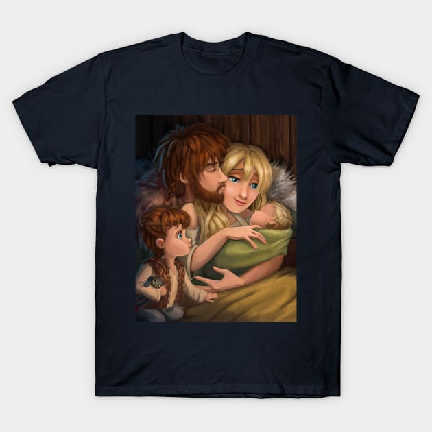 How To Train your Dragon Family T-Shirt by GiuliaBokel